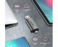 Axagon CRE-SAC, USB-C + USB-A 3.2 - 2-slot SD/microSD, UHS-I - 1353405 - zdjęcie 4